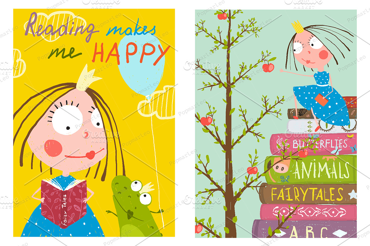 Give me a Book! HUGE Reading Bundle, an Education Illustration by Popmarleo Shop (Photo 19 of 20)