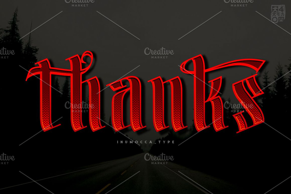 Sanekala Typeface preview 7