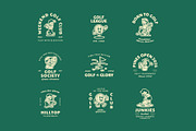 Golf Mascot Graphic, a Sport Illustration by Skilline Supply Co. (Thumbnail 5 of 12)