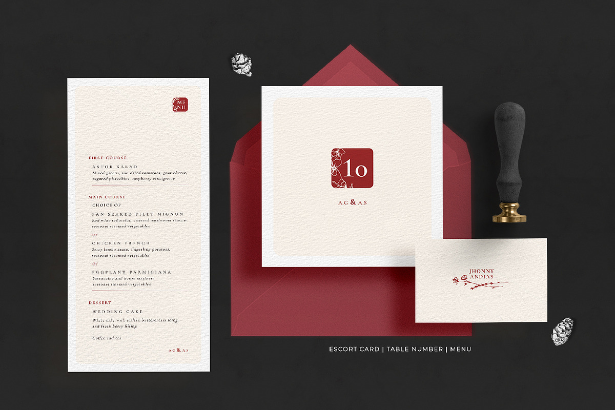 Minimal Sketch Wedding Invitation, an Invitation Template by Azka Creative (Photo 2 of 4)