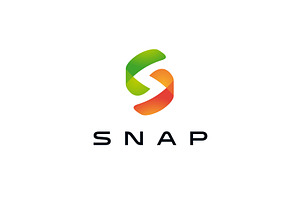 Snap Letter S Logo Design