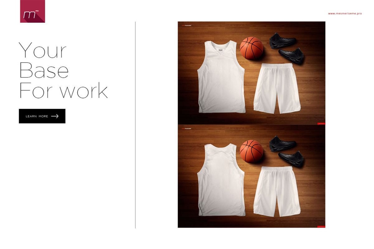 Basketball Uniform Mock-up, a Product Mockup by Mocca Mockups Store (Photo 4 of 5)