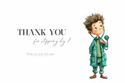 Cute Doctors Medical Clipart, a Seasonal Illustration by CreationArt (Thumbnail 2 of 9)