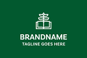 Plant Book Nature Education Logo, a Branding & Logo Template by Pray Art Design Studio (Thumbnail 2 of 2)