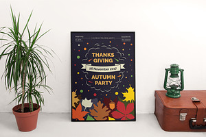 Posters Thanksgiving Party