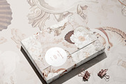 Beige Floral Paper Pack, a Pattern Graphic by paper aesthetic (Thumbnail 4 of 8)