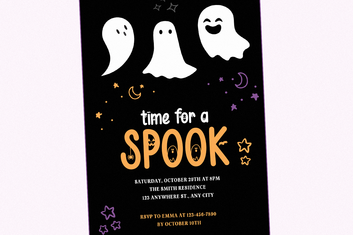 Ghost Town | Spooky Halloween Font, a Handwritten Font by KA Designs (Photo 5 of 11)