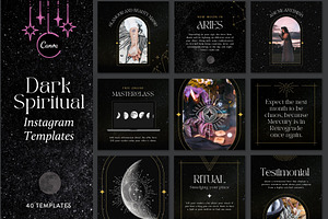 Spiritual Instagram Templates Canva