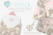 Summer Seamless Patterns, a Pattern Graphic by Sketchbook Designs (Thumbnail 8 of 10)