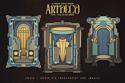 SALE Art Deco Toolkit, a Background Graphic by Cruzine (Thumbnail 9 of 111)