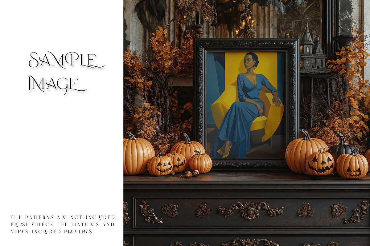 Halloween Spooky Frames Collection 2, a Household Mockup by mock-ups (Photo 10 of 23)