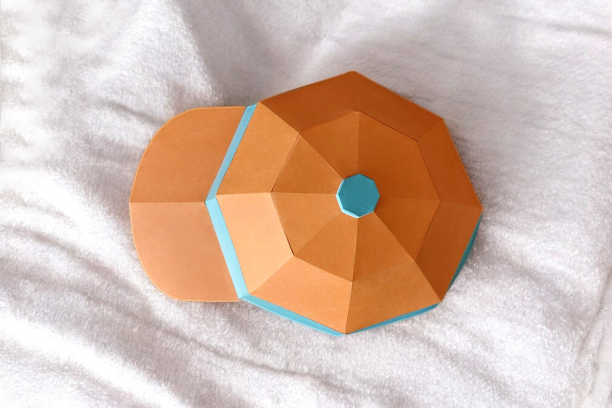 Baseball Cap - 3d papercraf, a Print Template by PAPER amaze (Photo 2 of 6)