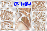 ok cool, metallic bubble font duo, a Font by ana & yvy (Thumbnail 17 of 18)