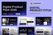 Digital Product Pitch Powerpoint, a Presentation Template by Sixtemp (Thumbnail 1 of 3)
