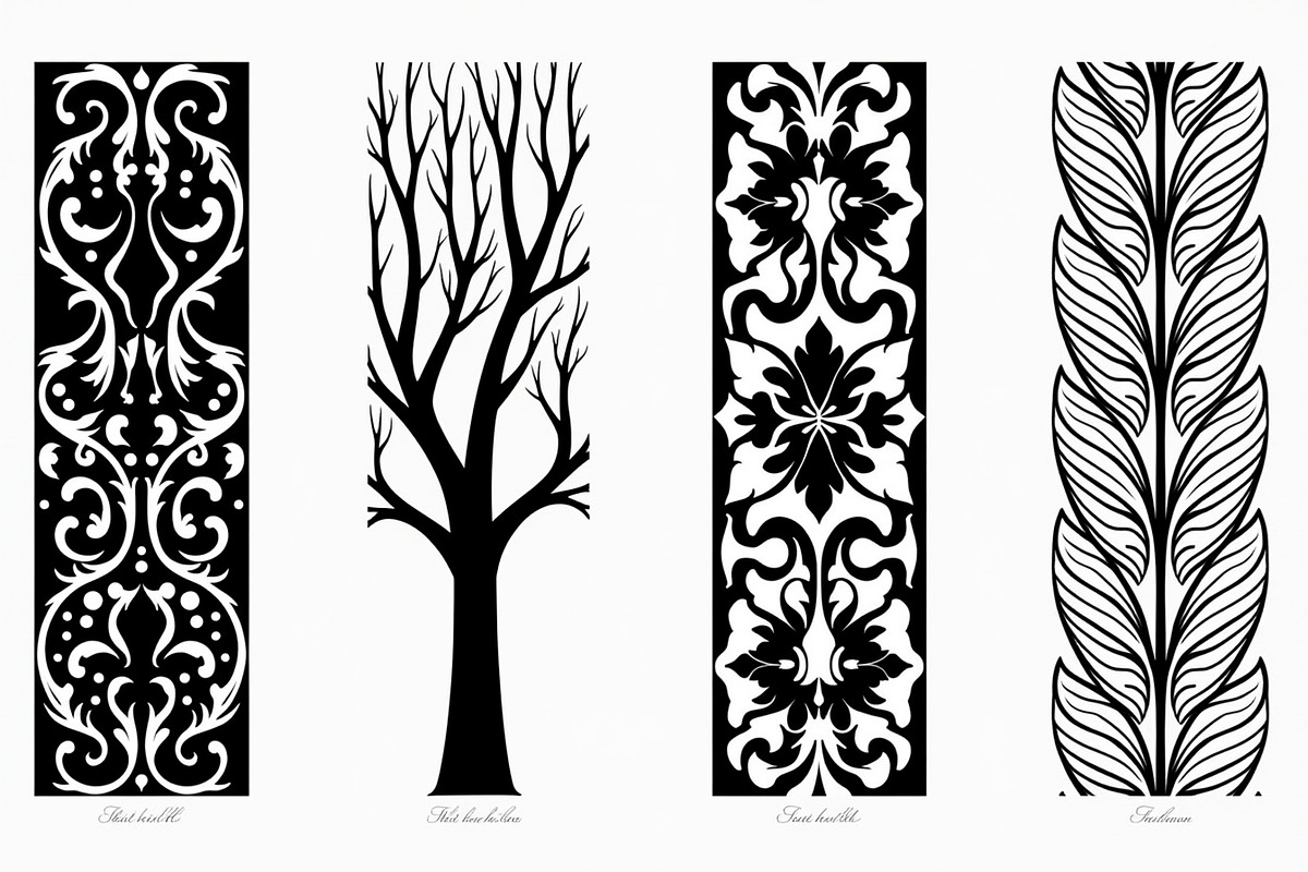 Laser Cut Panel Vector Set, an Illustration by Designs_River (Photo 2 of 9)