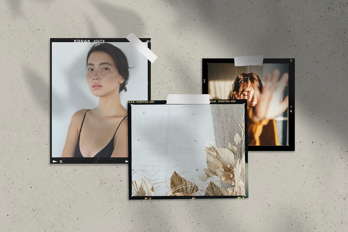 Moodboard film mockup, a Product Mockup by Digital Breath templates (Photo 2 of 5)