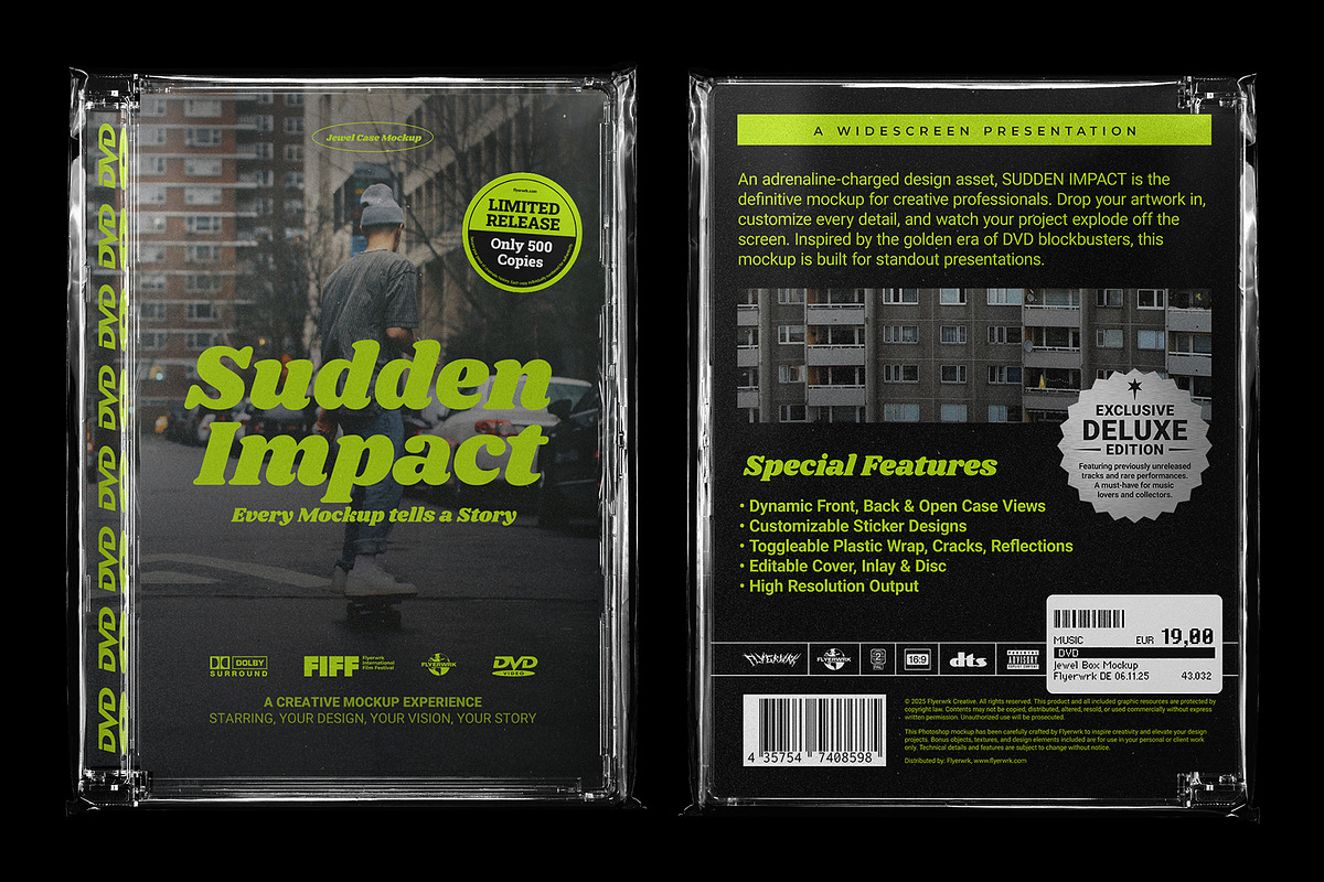 DVD Jewel Case Mockup, a Packaging Mockup by FLYERWRK (Photo 10 of 11)