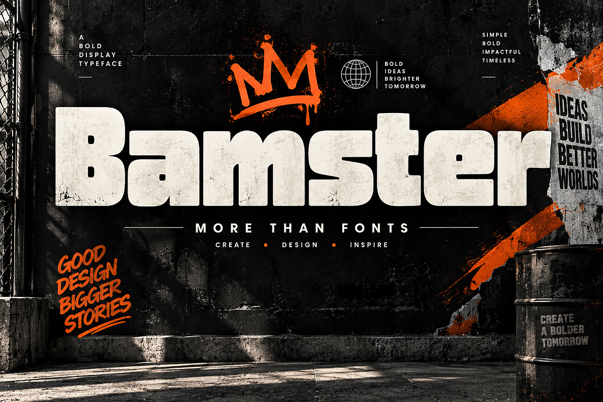 Bamster, a Slab Serif Font by Wow Magic (Photo 1 of 6)
