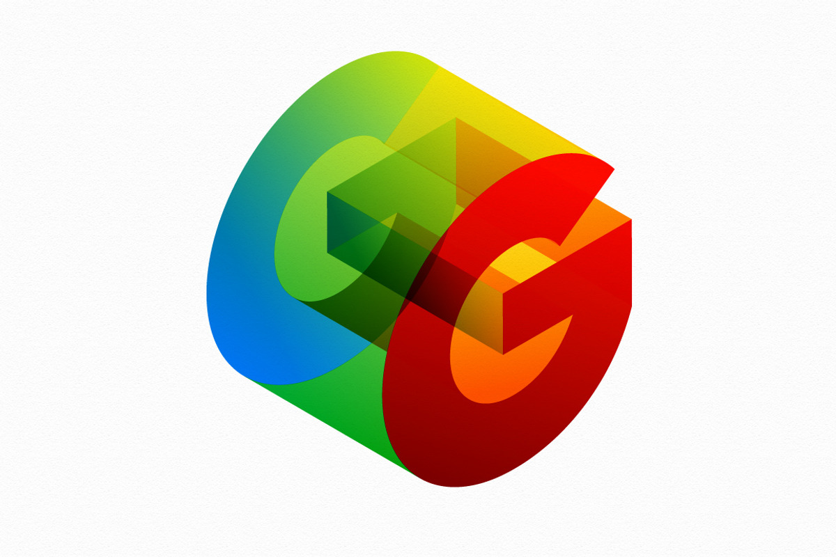 Vector colored isometric alphabet preview 4