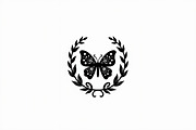 Rose Butterfly Wreath Silhouette —, an Illustration by Amazin_art (Thumbnail 18 of 25)
