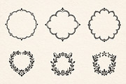 Floral Lace Frames & Ornament Bundle, an Object Graphic by Christine Krahl (Thumbnail 4 of 24)