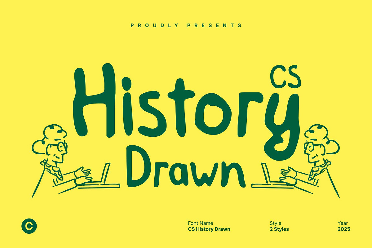 CS History Drawn, a Sans Serif Font by Craft Supply Co. (Photo 1 of 8)