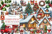 Christmas Sublimation Clipart, an Illustration by Designworld (Thumbnail 1 of 6)