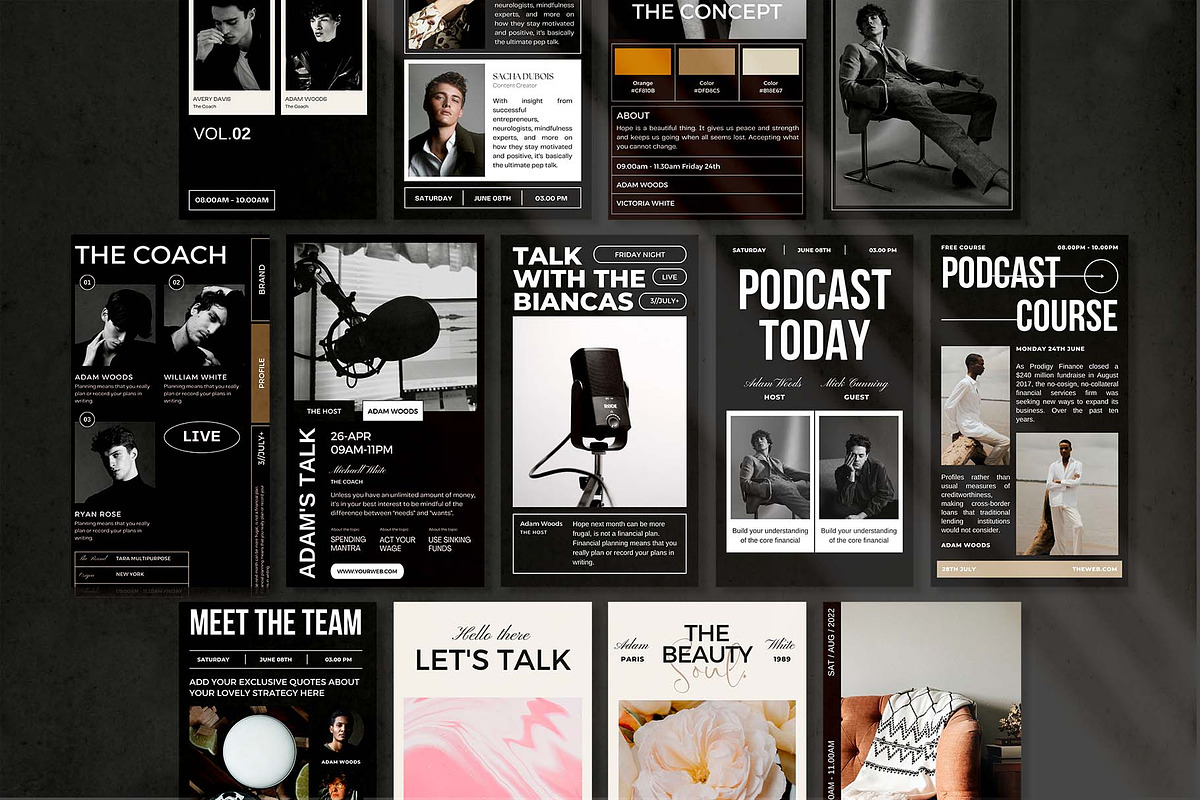 TARA TALK | Podcast Kit Stories, a Social Media Template by Analogi Studio (Photo 8 of 9)
