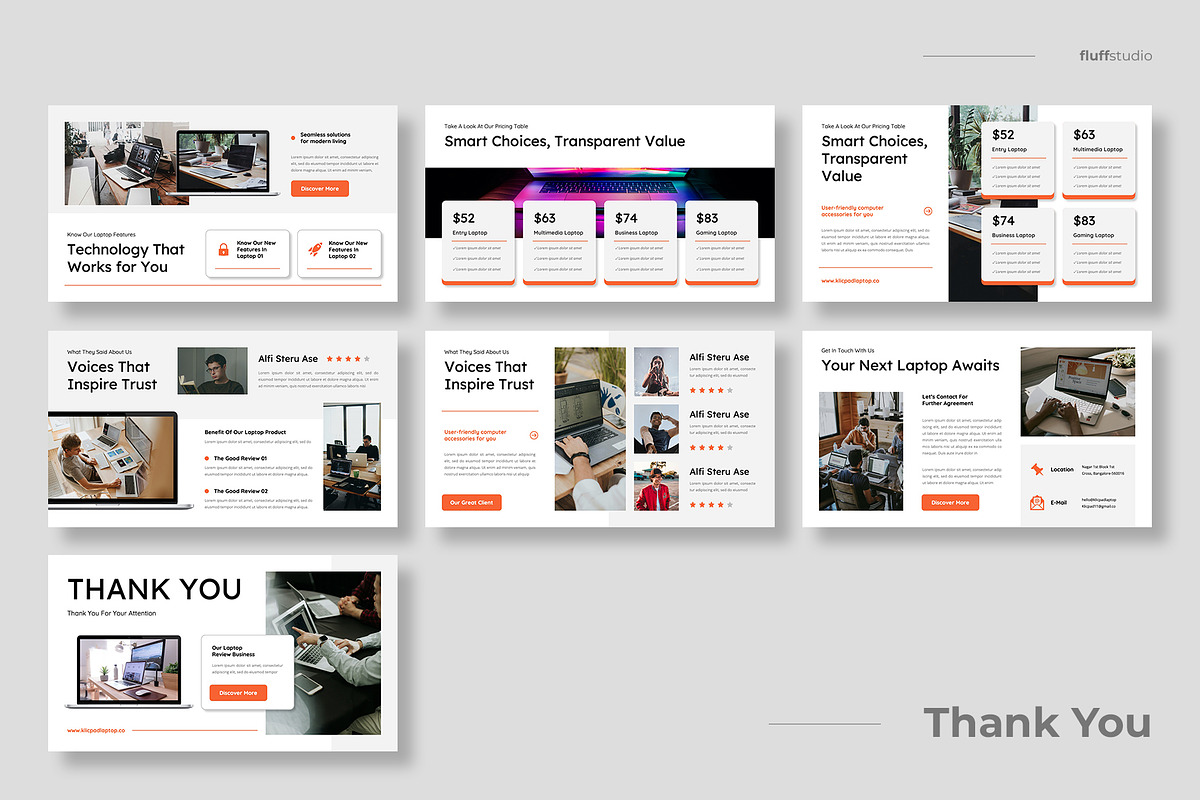 Laptop & Computer Keynote Template, a Presentation Template by fluffstudio (Photo 4 of 4)