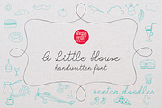 A Little House, a Script Font by P_H_V (Thumbnail 1 of 10)