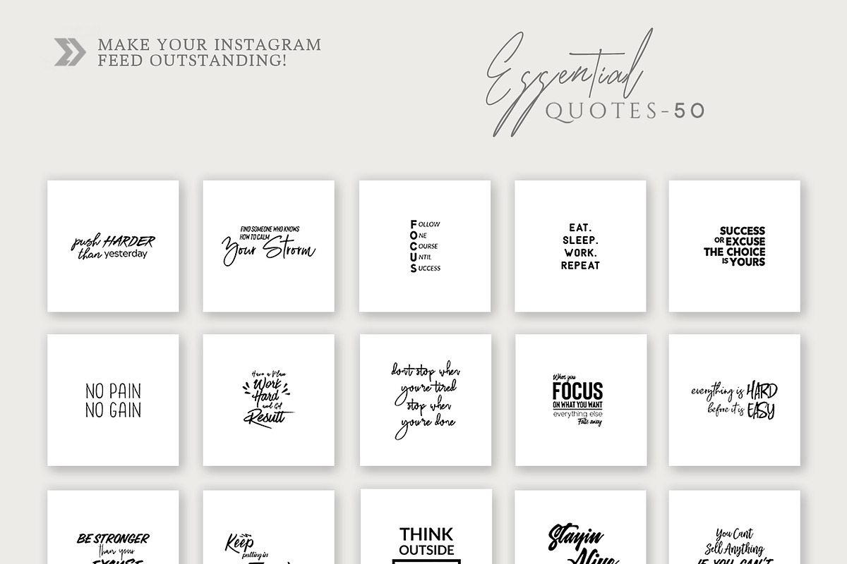 645 Essential Social Media Quotes, a Social Media Template by Eviory (Photo 12 of 25)