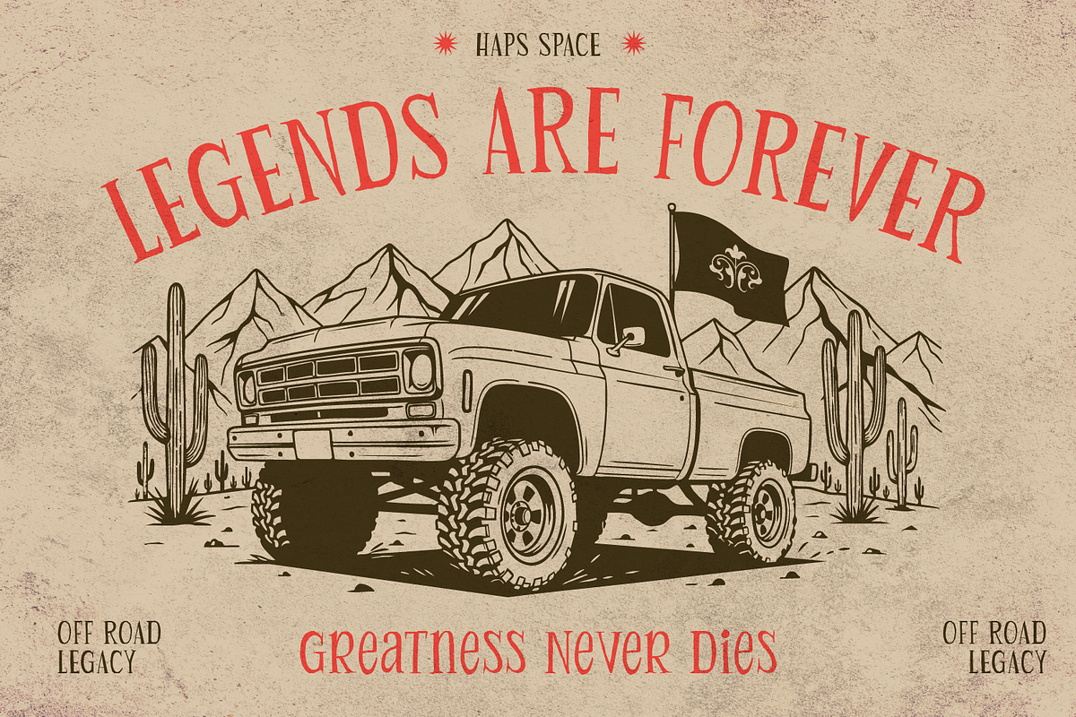 Vintage Grunge Handmade Font Duo, a Handwritten Font by Haps Space (Photo 6 of 10)