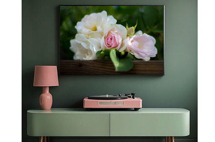 Romantic feminin rose wall art 2:3
