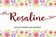 Rosaline, a Script Font by Byuly Ayika (Thumbnail 1 of 7)