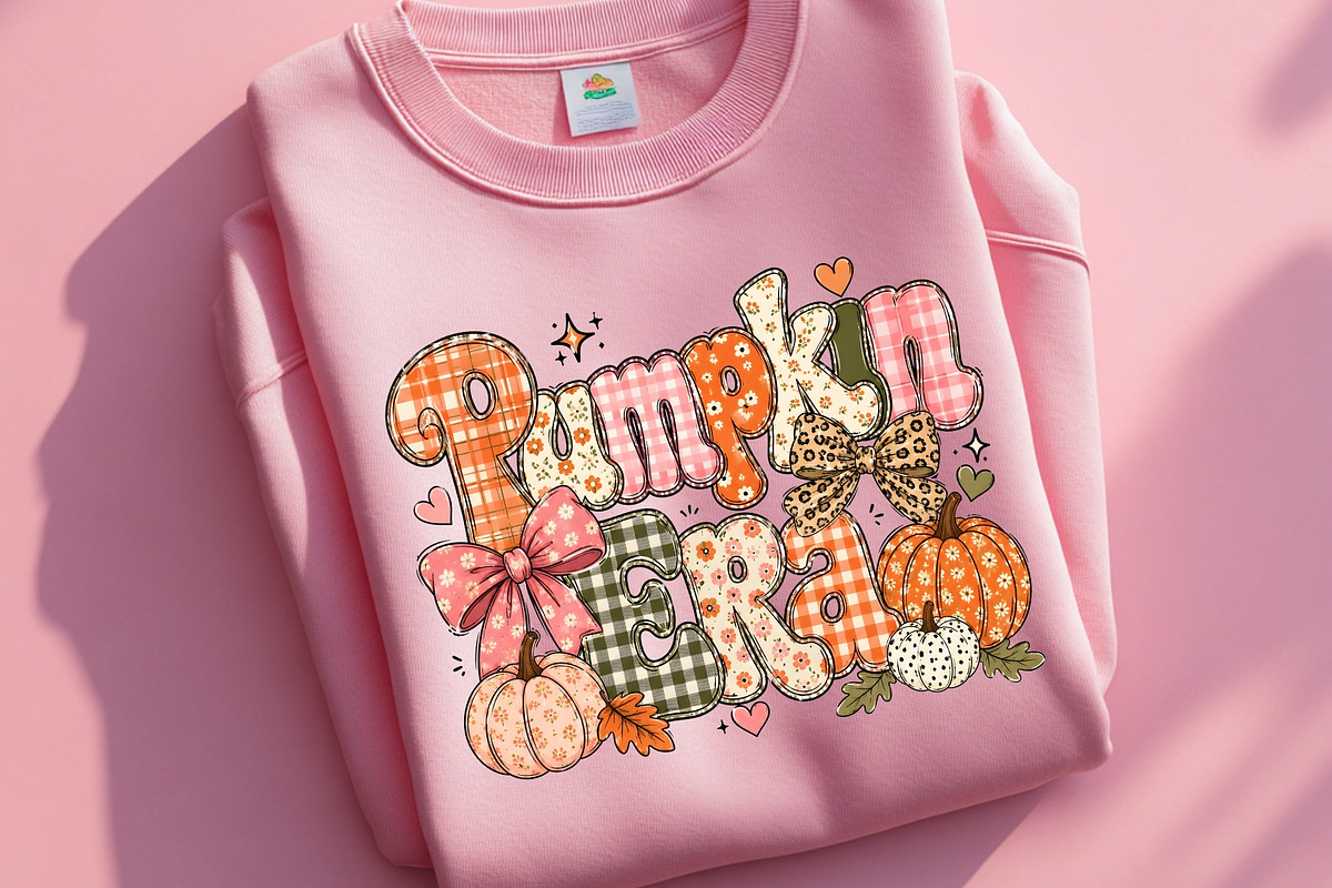 Pumpkin PNG Autumn Sticker Tshirt, a Seasonal Illustration by SugarCloudStudioArt (Photo 4 of 6)