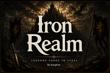 Iron Realm - Medieval Fantasy Font