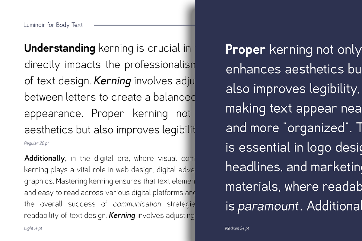Luminoir Grotesk  - Variable Font, a Sans Serif Font by Hanaksara Studio (Photo 4 of 11)