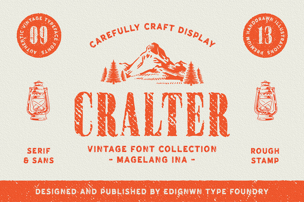 Cralter - Display Font, a Sans Serif Font by Edignwn Type (Photo 1 of 11)