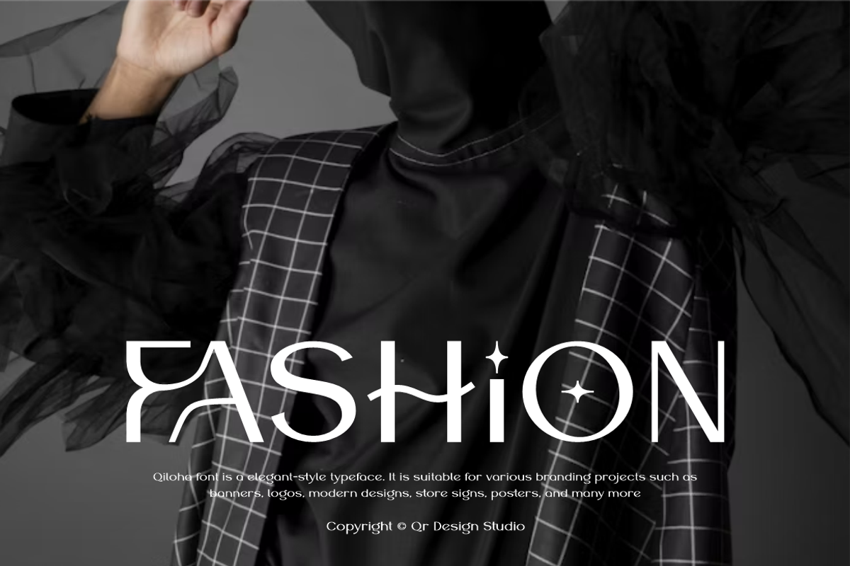 Qiloha - Elegant Brand Fashion Font, a Sans Serif Font by QR Design Studio (Photo 2 of 13)