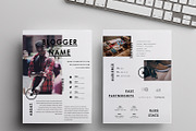 Media Kit Template | 2 Pages, a Resume Template by Blogger Kit Co. (Thumbnail 1 of 4)