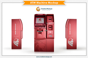 ATM Machine Mockup Template