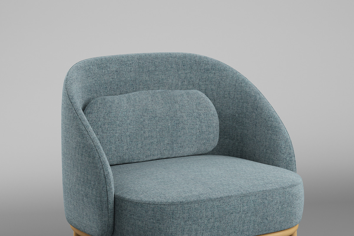 Fuuga Armchair, a Furniture 3D Model by NOMODOL (Photo 6 of 6)
