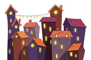 Fairy tale magic houses, a Decorative Illustration by SaintPic illustrations (Thumbnail 5 of 9)