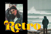 Retro Postcard Effect Mockup, a Layer Style Add-On by studiogstock (Thumbnail 1 of 4)