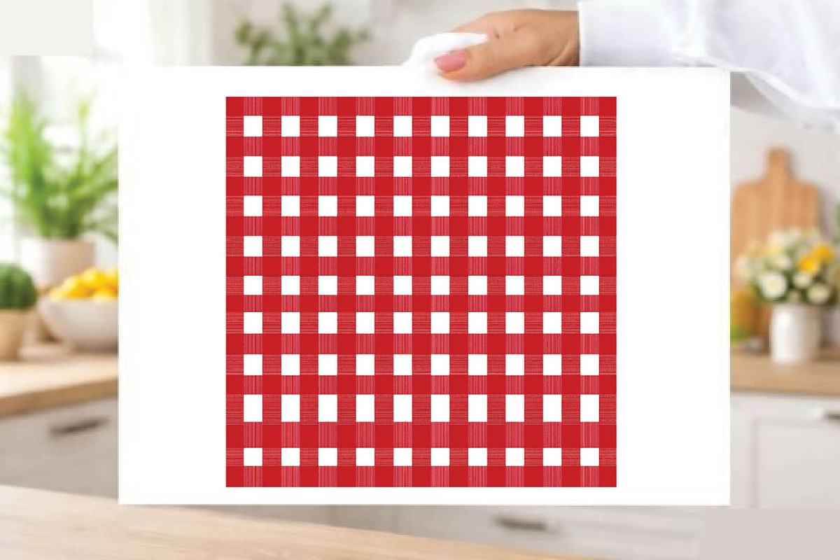 Gingham Pattern Digital Papers Set, a Pattern Graphic by SVGArt (Photo 6 of 9)