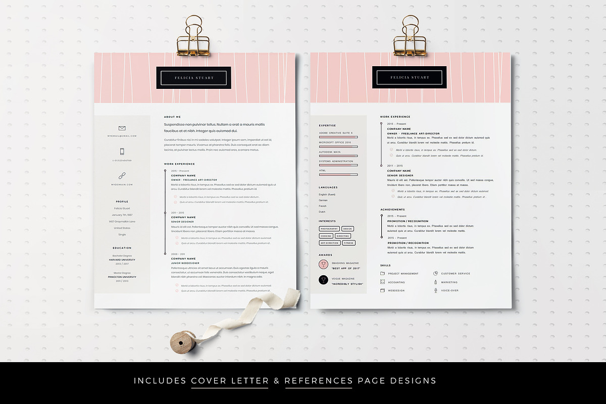 Resume Template / CV, a Resume Template by TheResumeCoach (Photo 2 of 3)