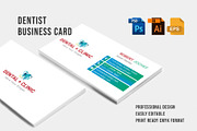 Dentist Business Card, a Business Card Template by graphicsunday (Thumbnail 1 of 5)