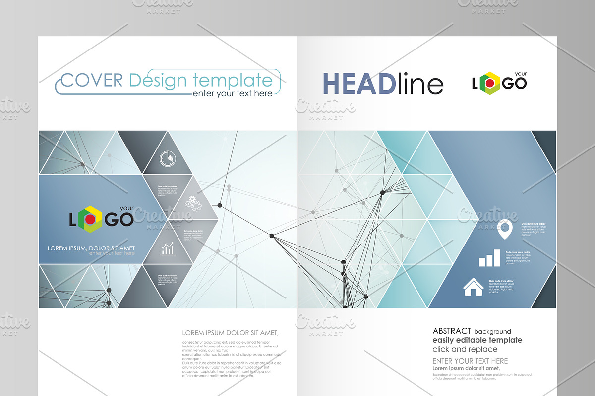 Mega Pack templates, a Brochure Template by VectorShop (Photo 33 of 102)