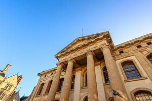 Clarendon Building in Oxford, England, neoclassical architecture defining a his, a Photo by Studio ANNA