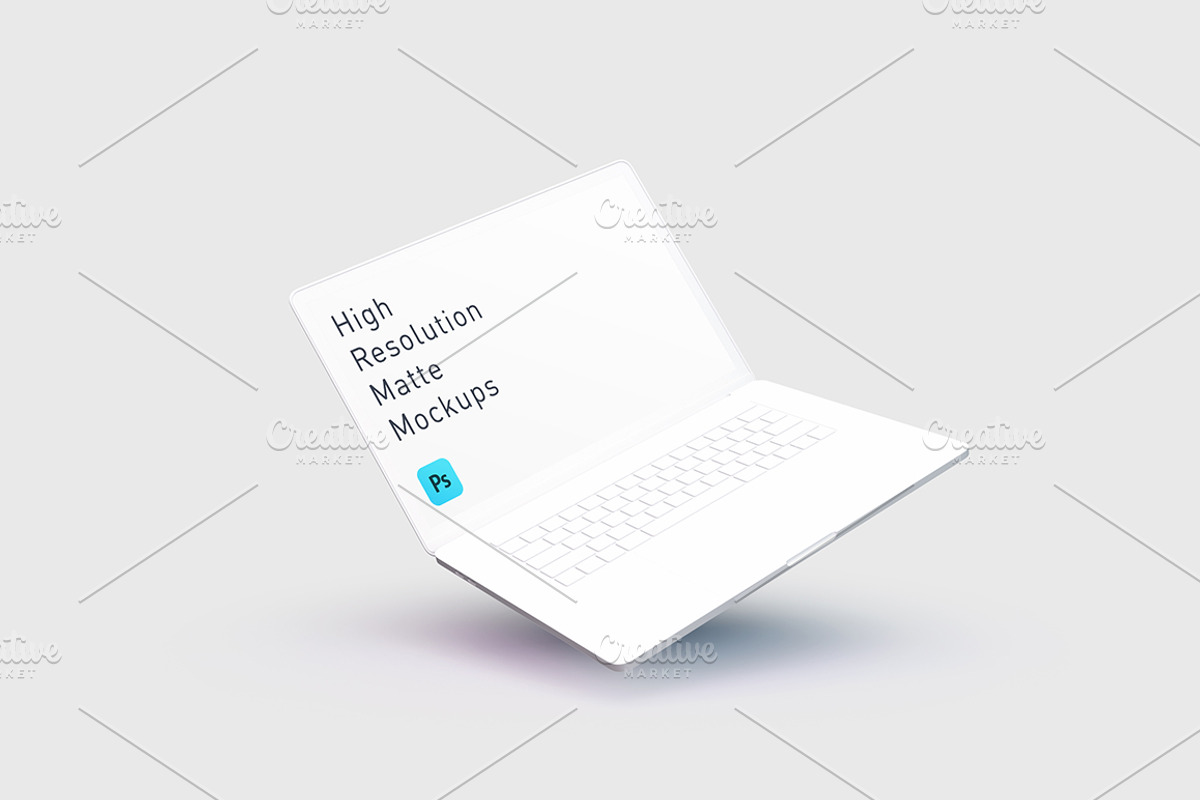 High Resolution Matte Mockups, an iPhone Mockup by vsdsgn (Photo 3 of 8)
